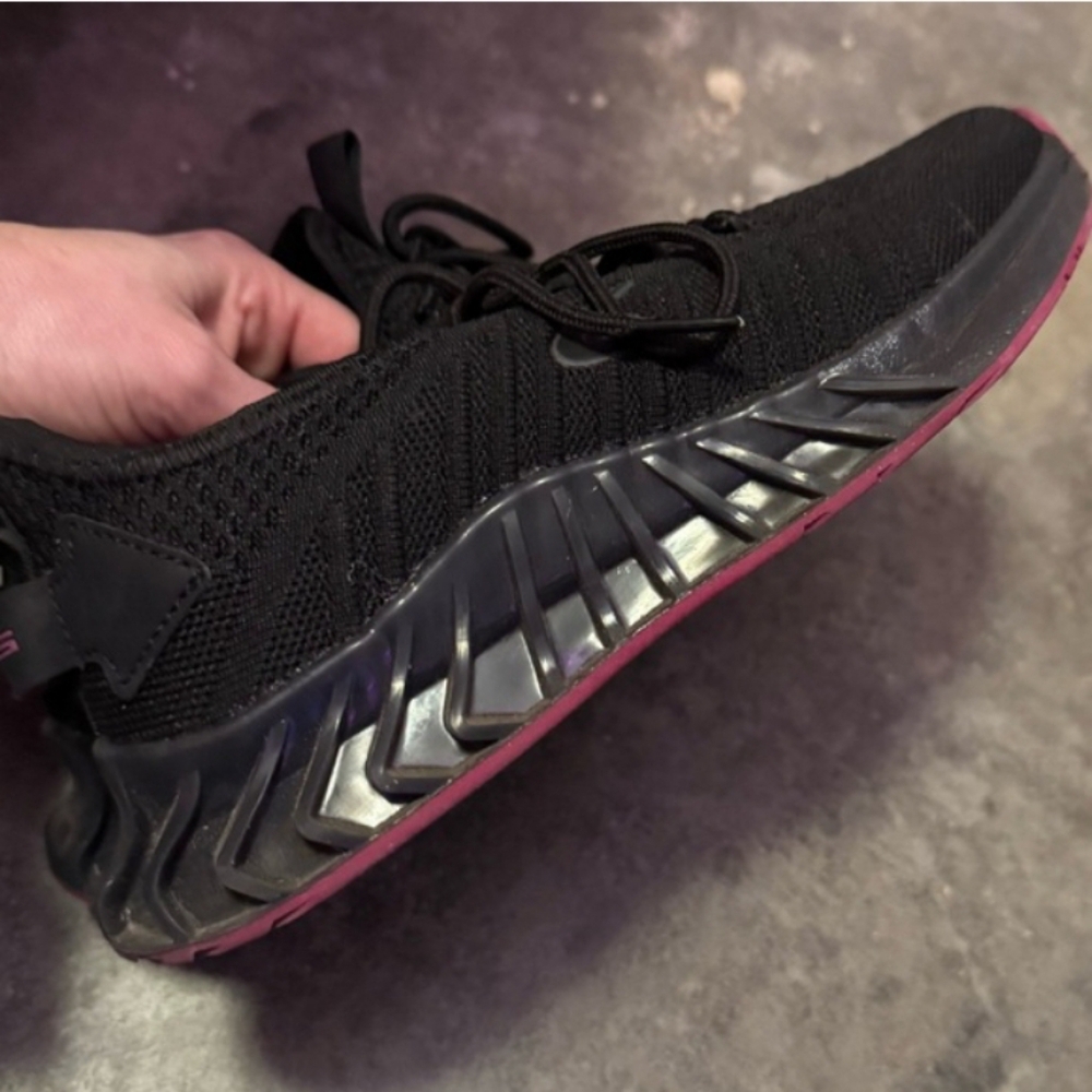 Geers by Dream Seek Black Athletic Running Shoes Sz 5